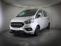 USED 2023 23 FORD TRANSIT CUSTOM 2.0 320 EcoBlue Limited Crew Van Double Cab 5dr Diesel Auto L2 H1 Euro 6 (130 ps) EURO 6 ULEZ COMPLIANT LWB AUTOMATIC