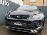 USED 2017 66 SEAT ATECA 1.4 EcoTSI XCELLENCE SUV 5dr Petrol Manual Euro 6 (s/s) (150 ps) Black Leather Interior, Heated Seats, Rear Camera, Front & Rear Sensors, Powered Tailgate, Apple Carplay & Android Auto, Satellite Navigation
