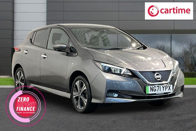 2022 Nissan Leaf 62kWh e+ N-Connecta Hatchback 5dr Electric Auto (217 ps) Heat Pack, Tech Pack, NissanConnect Satellite Navigation, 17In Alloys, Electric Door Mirrors 2022 photo
