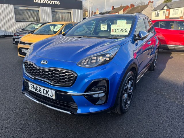 2018 68 Kia Sportage 1.6 CRDi GT-Line S SUV 5dr Diesel DCT Euro 6 (s/s) (134 bhp)