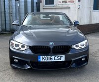 USED 2016 16 BMW 4 SERIES 3.0 430d M Sport Convertible 2dr Diesel Auto Euro 6 (s/s) (258 ps) - SAT NAV - HEATED LEATHER - P/SENSORS - BLUETOOTH - CRUISE - DAB RADIO