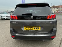 USED 2022 22 PEUGEOT 5008 1.5 BlueHDi GT SUV 5dr Diesel Euro 6 (s/s) (130 ps) 3 STAMP SERVICE HISTORY* 7 SEATER* SAT NAV* PARKING SENSORS* REVERSING CAMERA* CRUISE CONTROL* ELECTRIC HANDBRAKE* LANE / SPEED ASSIST* 6 SPEED* SPORT MODE* DUAL CLIMATE CONTROL WITH AIR CON