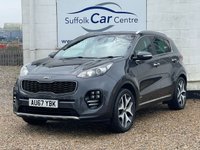 USED 2017 67 KIA SPORTAGE 2.0 CRDi GT-Line SUV 5dr Diesel Manual AWD Euro 6 (134 bhp) www.suffolkcarcentre.co.uk - Located at Lowestoft