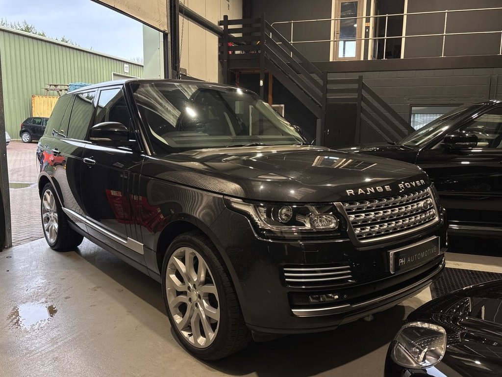 USED 2014 58 LAND ROVER RANGE ROVER 4.4 SD V8 Autobiography SUV 5dr Diesel Auto 4WD Euro 5 (339 ps) WOOD LEATHER WHEEL|REAR TV'S
