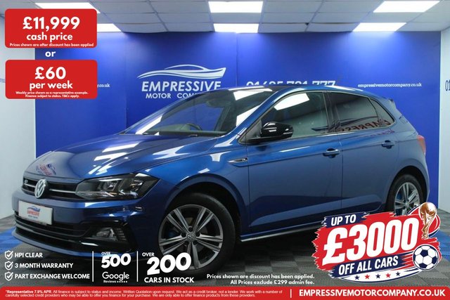 View our Volkswagen Polo 1.0 TSI GPF R-Line Hatchback 5dr Petrol Manual Euro 6 (s/s) (95 ps)