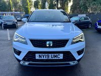 USED 2019 19 SEAT ATECA 1.6 TDI XCELLENCE SUV 5dr Diesel Manual Euro 6 (s/s) (115 ps) DEALER SERVICED+NAV+VOICE+MEDIA+DAB+PARK ASSIST+LOW MILEAGE+HIGH SPEC+ONLY 34,000 MILES FSH
