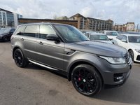 USED 2015 LAND ROVER RANGE ROVER SPORT 3.0 SD V6 HSE SUV 5dr Diesel Auto 4WD Euro 5 (s/s) (306 ps) 7 SEATS 22" ALLOYS BLACK LEATHER