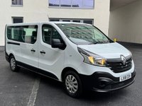USED 2018 18 RENAULT TRAFIC 1.6 dCi ENERGY 29 Business Minibus Double Cab 5dr Diesel Manual LWB Euro 6 (s/s) (9 Seat) (125 ps) FLEET OWNER, LOW MILES