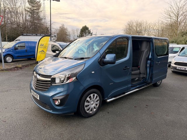 2016 66 Vauxhall Vivaro 1.6 CDTi 2900 BiTurbo Sportive Crew Van Double Cab 5dr Diesel Manual L2 H1 Euro 6 (s/s) (6 Seat) (125 ps)