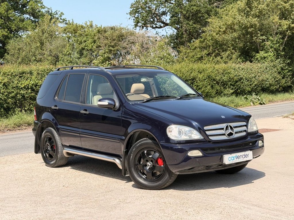 USED 2002 52 MERCEDES-BENZ M-CLASS 2.7 ML270 CDI SUV 5dr Diesel Automatic (250 g/km, 163 bhp) |Rear Low Mileage|Heated Seats|