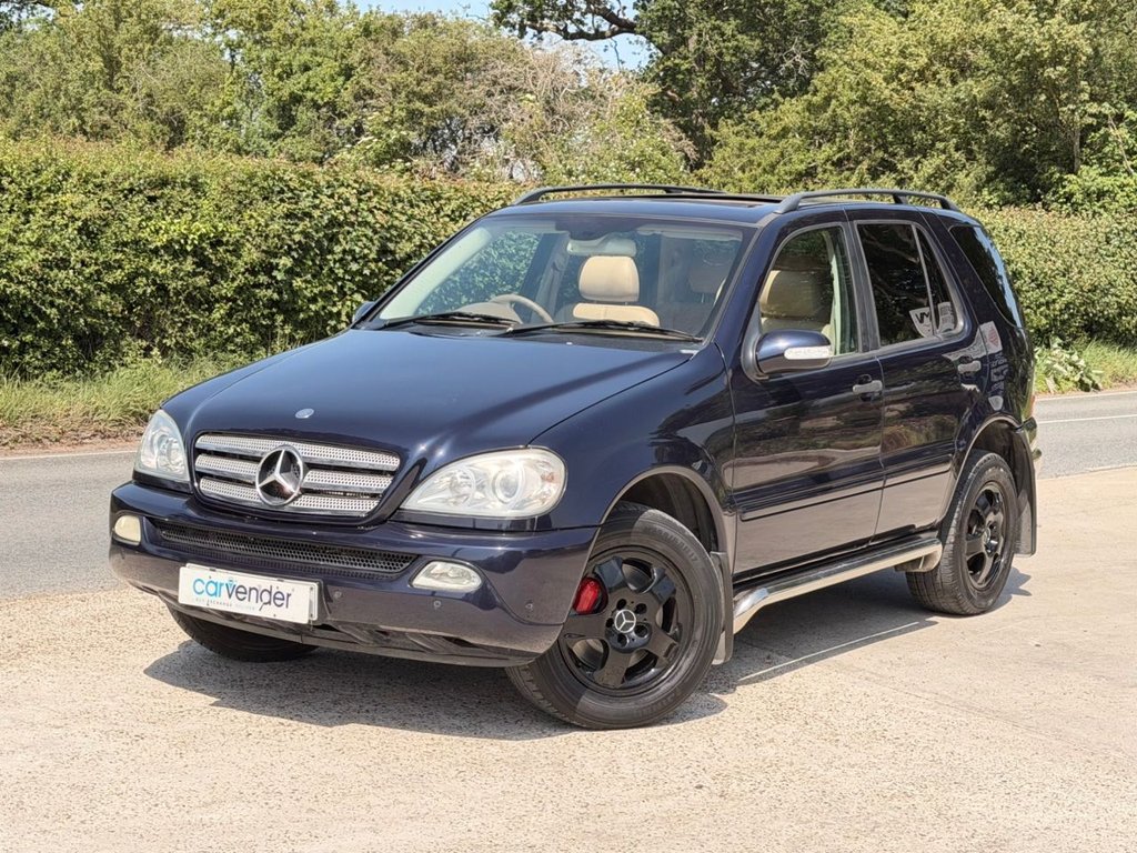 USED 2002 52 MERCEDES-BENZ M-CLASS 2.7 ML270 CDI SUV 5dr Diesel Automatic (250 g/km, 163 bhp) |Rear Low Mileage|Heated Seats|