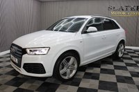USED 2015 15 AUDI Q3 2.0 TDI S line Plus SUV 5dr Diesel S Tronic quattro Euro 6 (s/s) (184 ps) Complementary 6 Months RAC Warranty and 12 Months RAC Breakdown Cover Also Receive a Full MOT With All Advisory Work Completed, Fresh Engine Service and RAC Multipoint Check Before Collection/Delivery