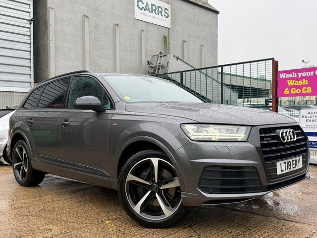 2018 18 AUDI Q7 3.0 TDI V6 Black Edition Tiptronic quattro Euro 6 (s/s) 5dr HUGE SPEC PAN ROOF BOSE R CAM