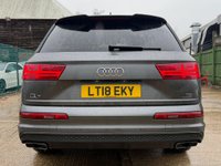 USED 2018 18 AUDI Q7 3.0 TDI V6 Black Edition Tiptronic quattro Euro 6 (s/s) 5dr HUGE SPEC PAN ROOF BOSE R CAM