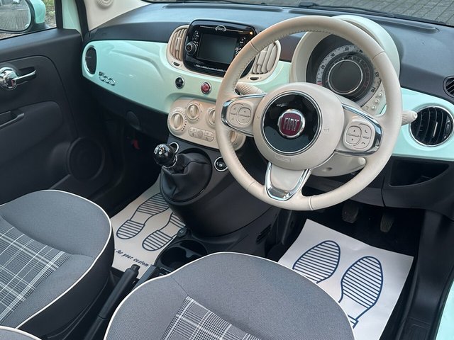 2019 FIAT 500 1.2 Lounge Hatchback 3dr Petrol Manual Euro 6 (s/s) (69 bhp) - Photo 2