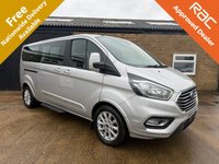 USED 2018 68 FORD TOURNEO CUSTOM 2.0 310 EcoBlue Titanium Minibus Double Cab 5dr Diesel Manual L2 Euro 6 (s/s) (130 ps) 1 owner low mileage with full service history