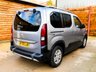 USED 2020 70 PEUGEOT RIFTER 3 Seat Auto Wheelchair Accessible Disabled Access Vehicle WAV 