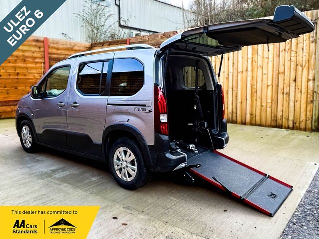 View our Peugeot Rifter 3 Seat Auto Wheelchair Accessible Disabled Access Vehicle WAV