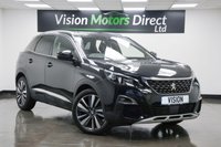 USED 2019 69 PEUGEOT 3008 1.2 PureTech GT Line Premium Euro 6 (s/s) 5dr Panoramic Roof, Black Leather