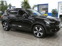 USED 2023 72 VOLVO XC40 Recharge Twin 78kWh Plus SUV 5dr Electric Auto AWD (408 ps) SAT NAV PART LEATHER HEATED SEATS CRUISE CONTROL PARKING SENSORS 1 OWNER FROM NEW SERVICE HISTORY WARRANTY