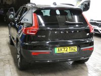 USED 2023 72 VOLVO XC40 Recharge Twin 78kWh Plus SUV 5dr Electric Auto AWD (408 ps) SAT NAV PART LEATHER HEATED SEATS CRUISE CONTROL PARKING SENSORS 1 OWNER FROM NEW SERVICE HISTORY WARRANTY