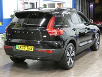 USED 2023 72 VOLVO XC40 Recharge Twin 78kWh Plus SUV 5dr Electric Auto AWD (408 ps) SAT NAV PART LEATHER HEATED SEATS CRUISE CONTROL PARKING SENSORS 1 OWNER FROM NEW SERVICE HISTORY WARRANTY