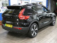 USED 2023 72 VOLVO XC40 Recharge Twin 78kWh Plus SUV 5dr Electric Auto AWD (408 ps) SAT NAV PART LEATHER HEATED SEATS CRUISE CONTROL PARKING SENSORS 1 OWNER FROM NEW SERVICE HISTORY WARRANTY