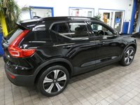 USED 2023 72 VOLVO XC40 Recharge Twin 78kWh Plus SUV 5dr Electric Auto AWD (408 ps) SAT NAV PART LEATHER HEATED SEATS CRUISE CONTROL PARKING SENSORS 1 OWNER FROM NEW SERVICE HISTORY WARRANTY