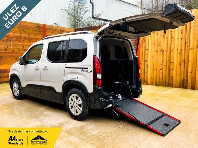 View our Peugeot Rifter 3 Seat Auto Wheelchair Accessible Disabled Access Vehicle WAV