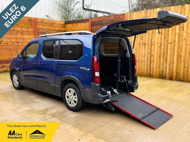View our Peugeot Rifter L2 LWB 5 Seat Auto Wheelchair Accessible Disabled Access Vehicle WAV