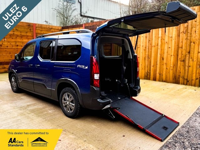 View our Peugeot Rifter L2 LWB 5 Seat Auto Wheelchair Accessible Disabled Access Vehicle WAV