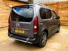 USED 2022 22 PEUGEOT RIFTER 3 Seat Wheelchair Accessible Disabled Access Vehicle WAV 