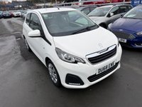 USED 2018 68 PEUGEOT 108 1.0 Petrol, Active Edition, Hatchback, 3 Door, Manual, Euro 6. FULL 12 MONTH MOT WITH EVERY CAR
