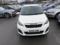 USED 2018 68 PEUGEOT 108 1.0 Petrol, Active Edition, Hatchback, 3 Door, Manual, Euro 6. FULL 12 MONTH MOT WITH EVERY CAR