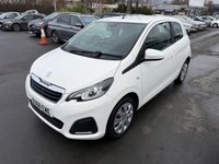 USED 2018 68 PEUGEOT 108 1.0 Petrol, Active Edition, Hatchback, 3 Door, Manual, Euro 6. FULL 12 MONTH MOT WITH EVERY CAR
