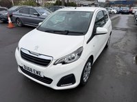 USED 2018 68 PEUGEOT 108 1.0 Petrol, Active Edition, Hatchback, 3 Door, Manual, Euro 6. FULL 12 MONTH MOT WITH EVERY CAR