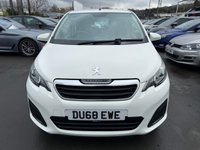 USED 2018 68 PEUGEOT 108 1.0 Petrol, Active Edition, Hatchback, 3 Door, Manual, Euro 6. FULL 12 MONTH MOT WITH EVERY CAR