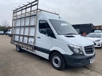 USED 2017 17 MERCEDES-BENZ SPRINTER 2.1 314 CDI L2 H2 MWB RWD GLASS FRAIL WINDOW RACK CARRIER PANEL VAN 140BHP. EURO 6 ULEZ. PX 1 OWNER. GLASS RACK WINDOW FRAIL. EURO 6. PX