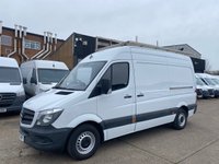 USED 2017 17 MERCEDES-BENZ SPRINTER 2.1 314 CDI L2 H2 MWB RWD GLASS FRAIL WINDOW RACK CARRIER PANEL VAN 140BHP. EURO 6 ULEZ. PX 1 OWNER. GLASS RACK WINDOW FRAIL. EURO 6. PX