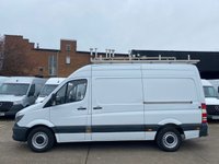 USED 2017 17 MERCEDES-BENZ SPRINTER 2.1 314 CDI L2 H2 MWB RWD GLASS FRAIL WINDOW RACK CARRIER PANEL VAN 140BHP. EURO 6 ULEZ. PX 1 OWNER. GLASS RACK WINDOW FRAIL. EURO 6. PX