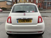 USED 2016 16 FIAT 500 1.2 Lounge Hatchback 3dr Petrol Manual Euro 6 (s/s) (69 bhp) 