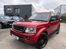 USED 2015 15 LAND ROVER DISCOVERY 4 3.0 SD V6 HSE SUV 5dr Diesel Auto 4WD Euro 5 (s/s) (255 bhp) 1 FORMER KEEPER FINISHED IN FIRENZE RED WITH BLACK LEATHER UPHOLSTERY-BLACK STYLING-20