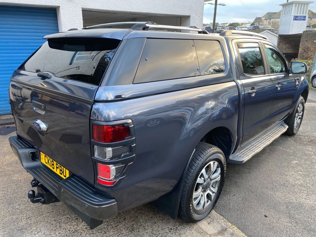 USED 2018 18 FORD RANGER 3.2 TDCi Wildtrak Pickup Double Cab 4dr Diesel Auto 4WD Euro 5 (200 ps) NO V A T AUTOMATIC