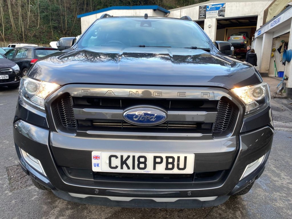 USED 2018 18 FORD RANGER 3.2 TDCi Wildtrak Pickup Double Cab 4dr Diesel Auto 4WD Euro 5 (200 ps) NO V A T AUTOMATIC