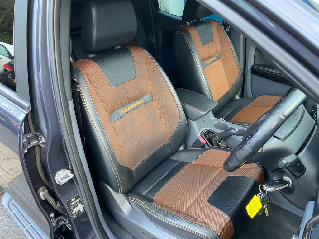 USED 2018 18 FORD RANGER 3.2 TDCi Wildtrak Pickup Double Cab 4dr Diesel Auto 4WD Euro 5 (200 ps) NO V A T AUTOMATIC