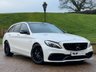 USED 2018 18 MERCEDES-BENZ C-CLASS 4.0 C63 V8 BiTurbo AMG (Premium) Estate 5dr Petrol SpdS MCT Euro 6 (s/s) (476 ps) 2 KEYS-SERVICED ON SALE-BIG SPEC.