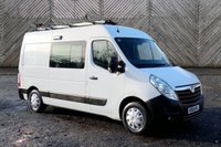 USED 2018 68 VAUXHALL MOVANO L2 H2 Crew Van with Integrated Mess Unit With Air Conditioning Cdti 130 PS. FREE 3 YEAR WARRANTY COVER ON THIS VAN  A supremely versatile and well-equipped vehicle, perfectly configured for teams requiring both substantial cargo capacity and on-the-go amenity space.  This example is in great condition and boasts a comprehensive specification for comfort and functionality. It features a robust CDTi 130 PS engine, paired with essential travel comforts including Air Conditioning and Cruise Control. Practical additions like Front Fog Lights and a Speed Limiter enhance safety and control in all conditions.  The unique interior offers flexible seating for seven crew members. The integrated mess unit, complete with a fitted Table and Microwave, provides a dedicated space for breaks and planning. Rear Heating ensures comfort throughout the cabin.  This well-maintained van has had just one owner from new. Its history is supported by three services recorded on the printout, and it comes with both sets of keys.  An outstanding, ready-to-work proposition combining space, specification, and proven history.  Discover this exceptional and highly practical Movano today. R &pound;8499 ?&pound;8999 ? 