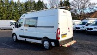 USED 2018 68 VAUXHALL MOVANO L2 H2 Crew Van with Integrated Mess Unit With Air Conditioning Cdti 130 PS. FREE 3 YEAR WARRANTY COVER ON THIS VAN  A supremely versatile and well-equipped vehicle, perfectly configured for teams requiring both substantial cargo capacity and on-the-go amenity space.  This example is in great condition and boasts a comprehensive specification for comfort and functionality. It features a robust CDTi 130 PS engine, paired with essential travel comforts including Air Conditioning and Cruise Control. Practical additions like Front Fog Lights and a Speed Limiter enhance safety and control in all conditions.  The unique interior offers flexible seating for seven crew members. The integrated mess unit, complete with a fitted Table and Microwave, provides a dedicated space for breaks and planning. Rear Heating ensures comfort throughout the cabin.  This well-maintained van has had just one owner from new. Its history is supported by three services recorded on the printout, and it comes with both sets of keys.  An outstanding, ready-to-work proposition combining space, specification, and proven history.  Discover this exceptional and highly practical Movano today. R &pound;8499 ?&pound;8999 ? 