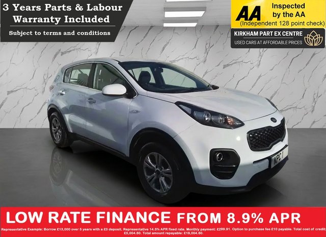 2016 Kia Sportage 1.6 GDi 1 SUV 5dr Petrol Manual Euro 6 (130 bhp) ***DRIVE AWAY TODAY*** NATIONWIDE PARTS &amp; LABOUR WARRANTY INCLUDED + 12 MONTHS AA BREAKDOWN FREE photo