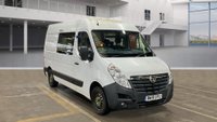 USED 2019 19 VAUXHALL MOVANO L2 H2 Crew Van with Integrated Mess Unit With Air Conditioning Cdti 130 PS. FREE 3 YEAR WARRANTY COVER ON THIS VAN Super Low Miles - Only 29894 miles from new .A supremely versatile and well-equipped vehicle, perfectly configured for teams requiring both substantial cargo capacity and on-the-go amenity space.  This example is in great condition and boasts a comprehensive specification for comfort and functionality. It features a robust CDTi 130 PS engine, paired with essential travel comforts including Air Conditioning and Cruise Control. Practical additions like Front Fog Lights and a Speed Limiter enhance safety and control in all conditions.  The unique interior offers flexible seating for seven crew members. The integrated mess unit, complete with a fitted Table and Microwave, provides a dedicated space for breaks and planning. Rear Heating ensures comfort throughout the cabin.  This well-maintained van has had just one owner from new. Its history is supported by three services recorded on the printout, and it comes with both sets of keys.  An outstanding, ready-to-work proposition combining space, specification, and proven history.  Discover this exceptional and highly practical Movano today. 
